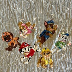 Pottery Barn Kids Paw Patrol Toddler Bed Quilt